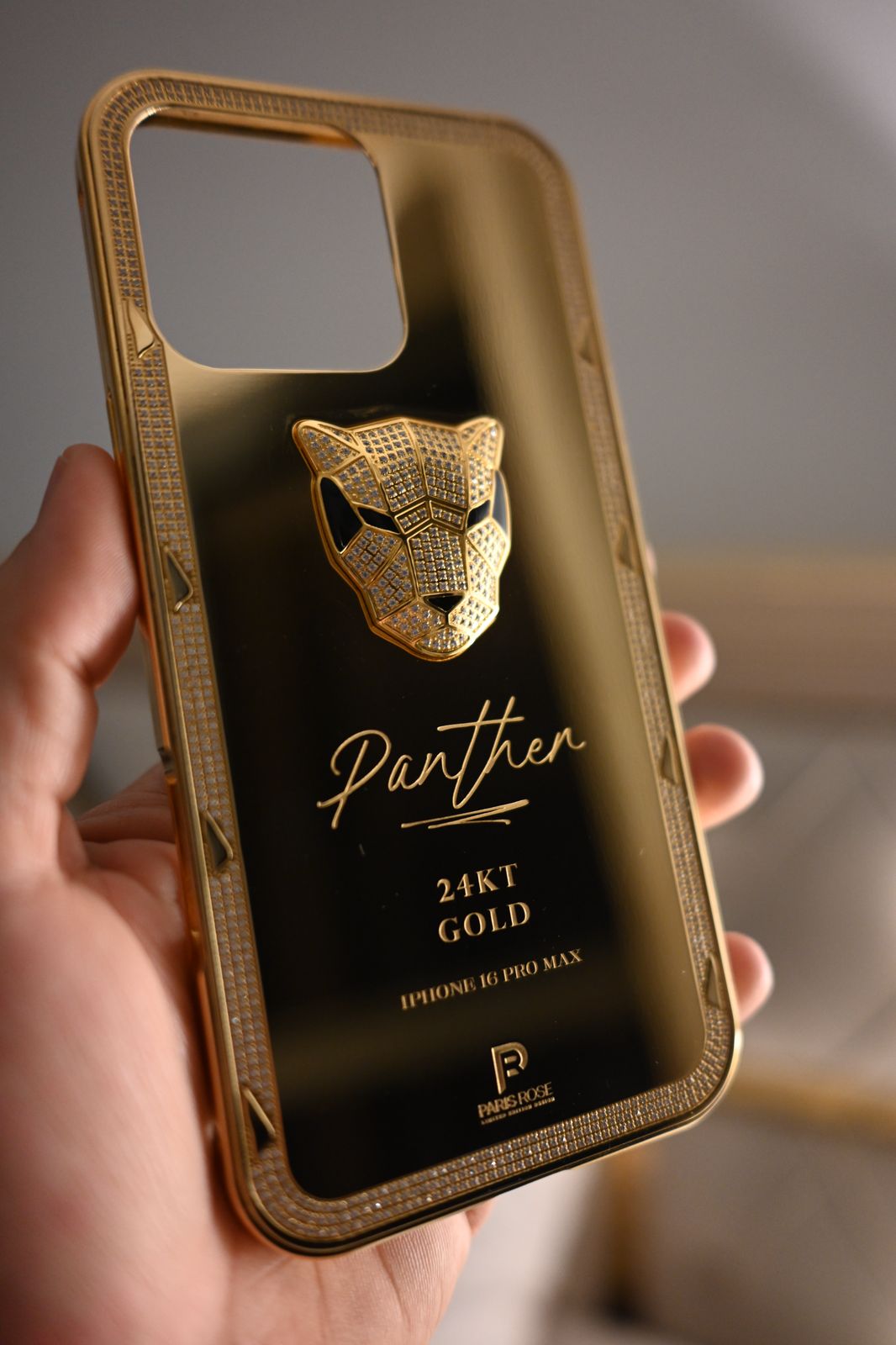 IPHONE 16 PRO MAX CASE 24KT GOLD